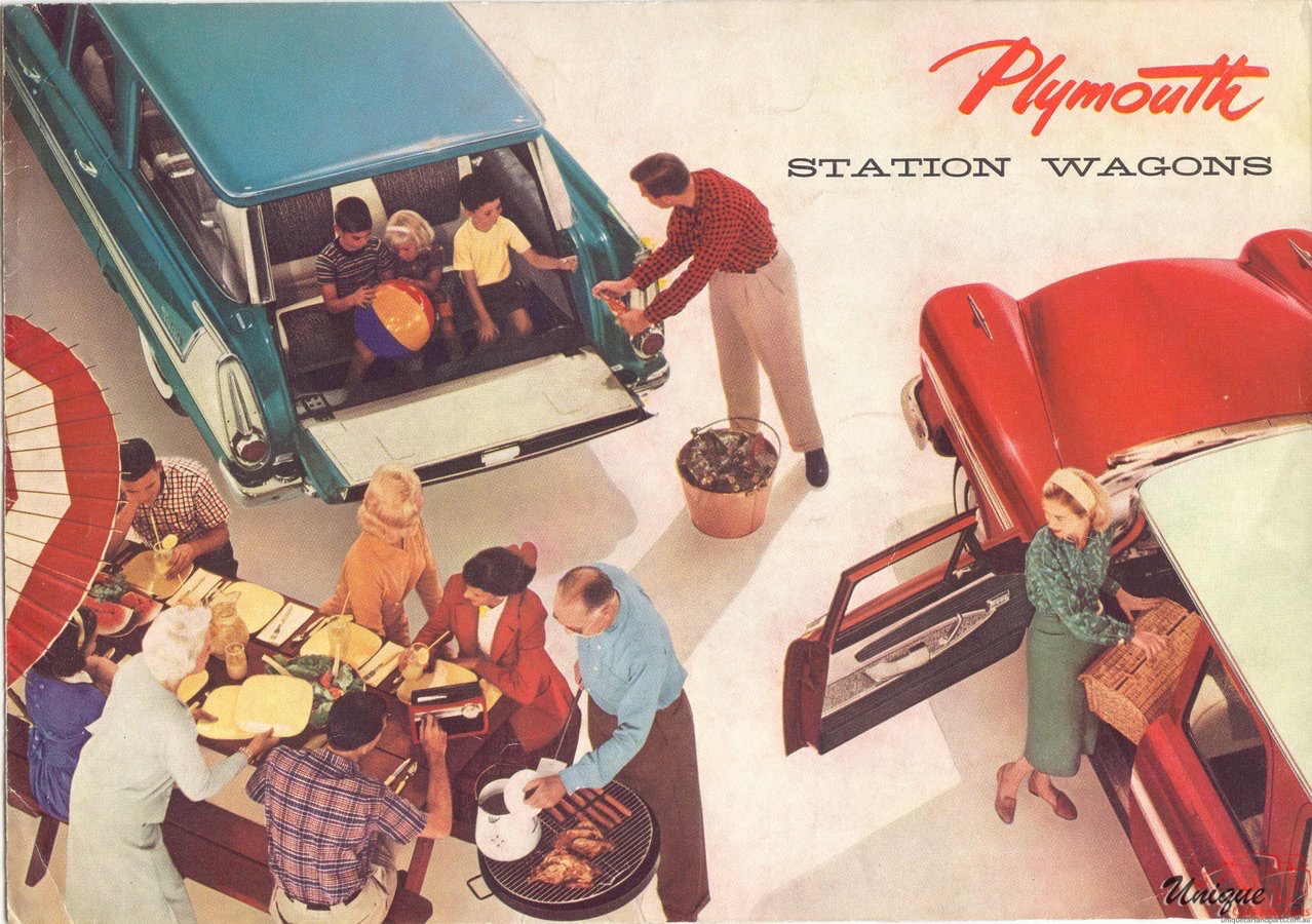 1958 Plymouth Wagons Brochure